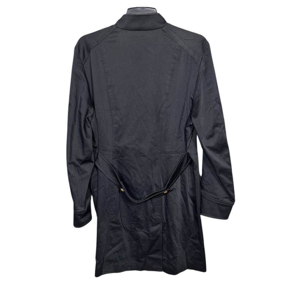 Vintage Bloomingdale’s Military Style Coat LUX 14W Black Brass Button Jacket - Picture 3 of 8